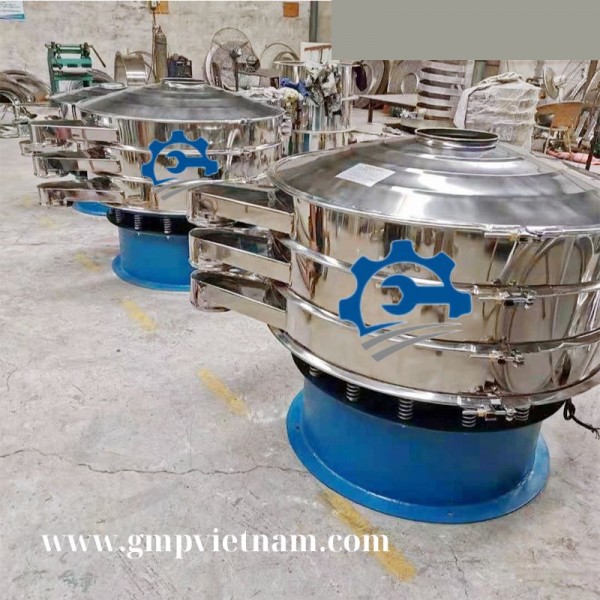 Máy Sàng Rung 3 Tầng - Máy Sàng Tròn Ly Tâm, Máy Sàng Bột, Tạp Chất, Mỹ Phẩm, Nguyên Liệu